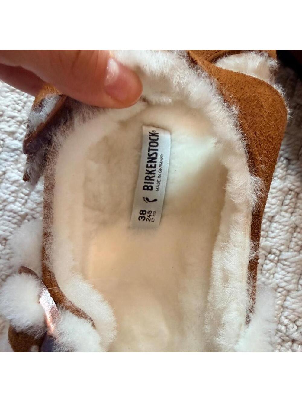 Birkenstock Milano Shearling Sandals - Picture 8 of 11